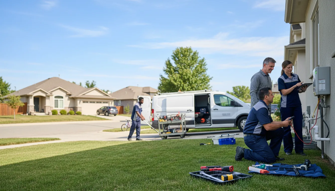 Tankless water heater service in Lyford, TX